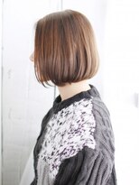 ヘアメイク ナル(hair make nalu)&nbsp;切りっぱなしのカジュアルボブ