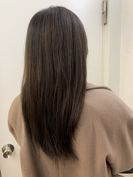 パティオン(PATIONN) ロングスタイル☆グレージュでツヤサラにしました！！