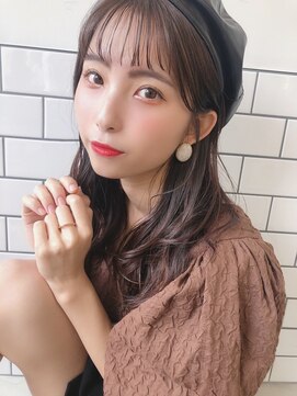 エマエコル(Emma ecole) Emma ecole 暗髪ロング×艶魅せグレージュ by.Mai