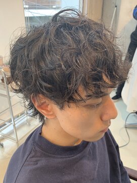 フィフス(fifth) マッシュウルフ　ツイストパーマスパイラルパーマ　ツーブロック