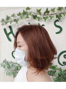ヘアサロン スリーク(Hair Salon Sleek) ☆ワンカールに外ハネアクセントのボブミディ☆