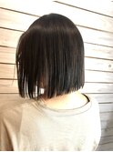 これぞ切りっぱなしボブ