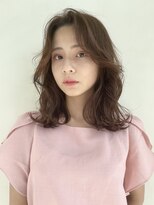 ザックジングウ 表参道(ZACC JINGU)&nbsp;レイヤーカット/ミディアム/ベージュカラー