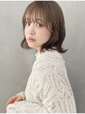 外ハネボブ　柔らかベージュ　草加