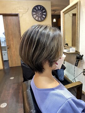 リアン 熊谷本店(Rien) ショートのバレイヤージュ