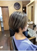ショートのバレイヤージュ