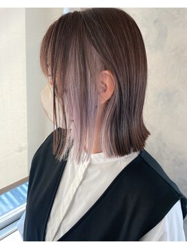 ヘアスタジオニコ(hair studio nico...) インナーホワイトパープル★