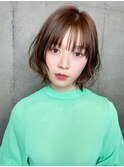 20代30代40代/レイヤーボブ　ショートボブ　波パーマ