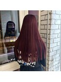 ロングワインレッド　ハイトーン　難波