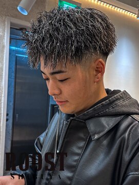 ルースト 渋谷店(ROOST) ツイストスパイラル×ホワイトハイライト