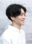 メンズナチュラルセンターパート<理容室><MEN'S/中野/バーバー>