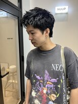 ヌープヘアーアイス(NUUP.hair ici)&nbsp;王道メンズニュアンスパーマ外ハネ無造作