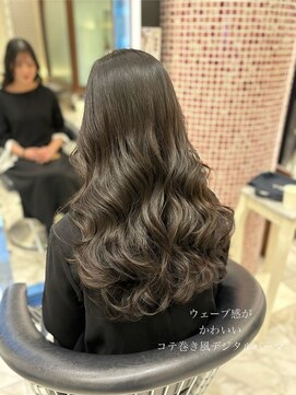 アピッシュ ギンザ(apish ginza) tomoコテ巻きパーマ/デジタルパーマ/ロングパーマ/銀座