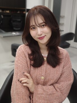 ベレーザシェルト(Beleza scelto) 10981髪質改善ワンホンヘアグレージュ韓国風巻きレイヤーカット