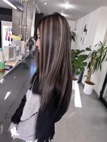 キング 枚方店(K!ng)&nbsp;縮毛矯正髪質改善ハイライトレイヤーカット枚方美容室エクステ