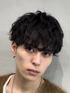 フィフスパーク(fifth PARK) 渋谷メンズパーママッシュウルフカット緩めシャドウパーマ