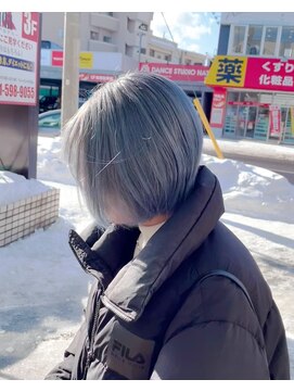 ネオンズ 南郷18丁目店(NEON´S) 【札幌白石 ハイトーンカラー(ブルーシルバー)松本凌弥】