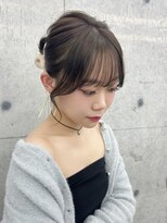 ☆アレンジで可愛いお顔まわりカット おくれ毛☆