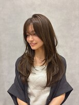 ヘアデザインファブロ イオンモール宮崎店(hair design FABRO.)&nbsp;外国人風レイヤーカット　スモーキーベージュカラー