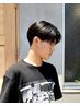 【中村指名メンズ限定】カット＋カラー＋クイックケア＋眉カット　￥11550-