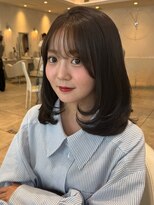 ザックラフィネ(ZACC raffine)&nbsp;ミディアム/ミディアムレイヤー/マロンベージュ/縮毛矯正