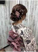 浴衣アップスタイル