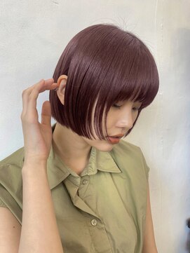 ガーデン 渋谷(GARDEN) ブリーチなしダブルカラー　ピンクベージュ　暖色　似合わせ