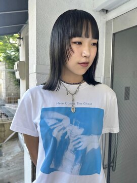 ムジーク(Musiiik) ダークオリーブ/暗髪/暗染