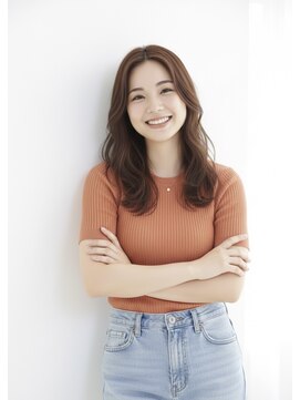 ニコフル(Nico-Hulu) ゆるふわミディ×ピンクベージュ【人形町/浜町/水天宮】