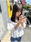 顔まわり可愛いミディアムレイヤー◎