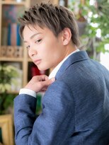 カバーヘア ブリス 川口(COVER HAIR bliss)&nbsp;■ハイトーンカラー短髪束感ベリーショート11-3川口20代30代