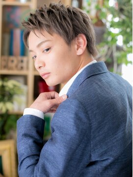 カバーヘア ブリス 川口(COVER HAIR bliss) ■ハイトーンカラー短髪束感ベリーショート11-3川口20代30代