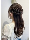 ハーフアップ/ロングヘアアレンジ