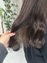 ニカ ボーテ(Nika beaute)&nbsp;顔周りカット小顔似合わせカット ブラウンベージュ