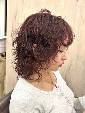 シエル 青森店(CIEL) ハード系パーマ×ウルフレイヤー