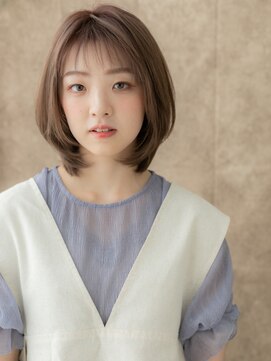 カバーヘア ブリス 北浦和(COVER HAIR bliss) アッシュミルクティー/内巻ボブ/レイヤーカット/大人ボブe