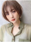 イメチェン/ハッシュカット/フルバング/似合わせカット/自由が丘
