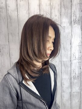 ビューティドレッセヤマノ 池袋パルコ(Beauty Dresse YAMANO) セミロング/レイヤーカット/ピンクブラウン