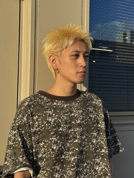 カイ(X) スパイキーショート/ハイトーンカラー