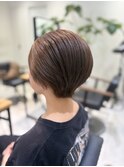 ショート×レイヤー×アッシュカラー【南林間】