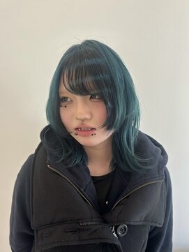 ゲーム 原宿店(GAME) Turquoise Blue × Border Color