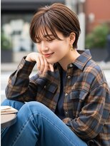ライクバイコトナ 越谷(RIKE by kotona)&nbsp;ショート髪型20代30代40代50代前髪あり前髪なし面長丸顔越谷