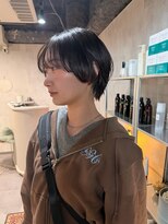 ラベル 渋谷(LAVEL) ウルフショートレイヤーシャギーカット2wayバング顔周りカット