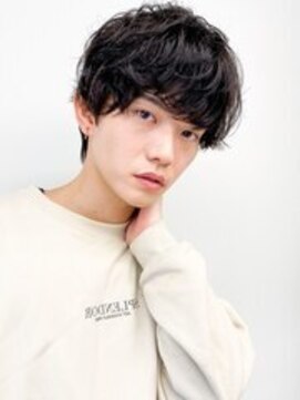 アース 大井町店(HAIR & MAKE EARTH) 20代30代メンズツイストパーマ束感トラッドオシャレ感ショート