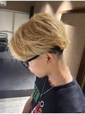 ブリーチ×ニュアンスパーマ
