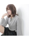 ラベンダーアッシュ+ハイライト