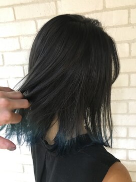 ラフ トーキョウ(RAF TOKYO) 髪質改善カラー グレーバイオレット×ブルー