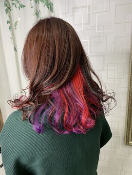 リトル(Re:tle) 【河野有希】麻天狼×観音坂独歩イメージのインナーカラー