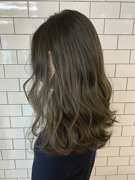 アンジェリカ 名古屋店(ANGELICA) ANGELICA 【福田奈央】ブリーチなし!オリーブグレージュ