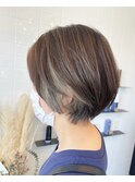インナーグレーショートヘア